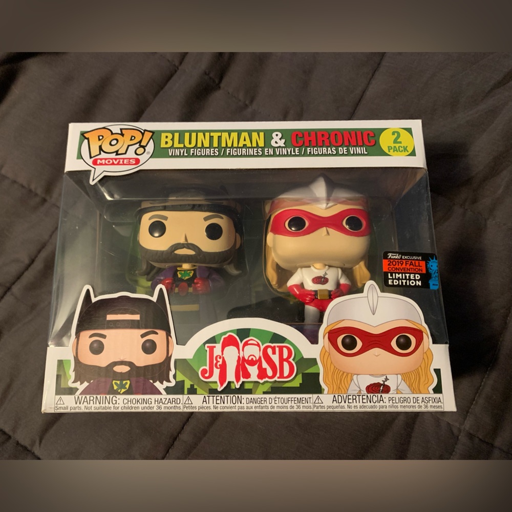 Funko Jay and Silent Bob 2019 con exclusive blunt man and chronic 2 pack